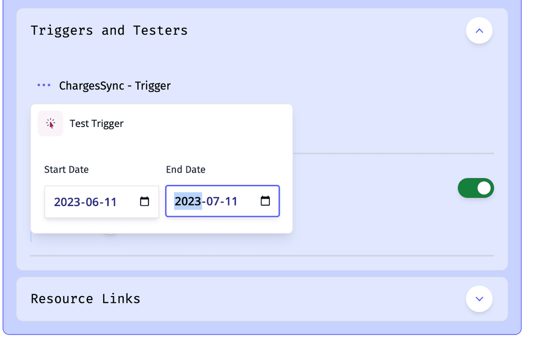 Stripe Charges test sync image