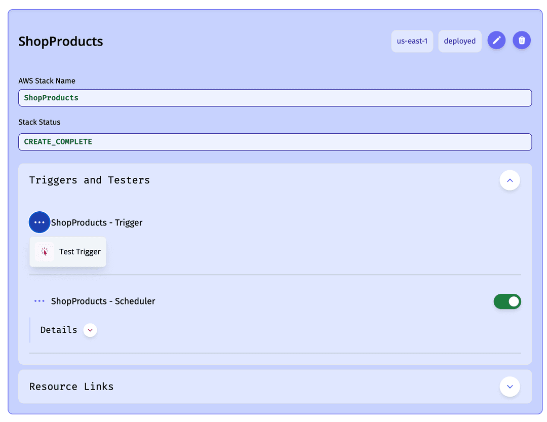 Shopify Products Trigger